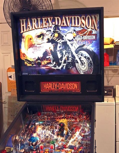 ebay pinball machines harley davidson.